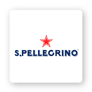 Mẫu thiết kế logo ngôi sao S.Pellegrino