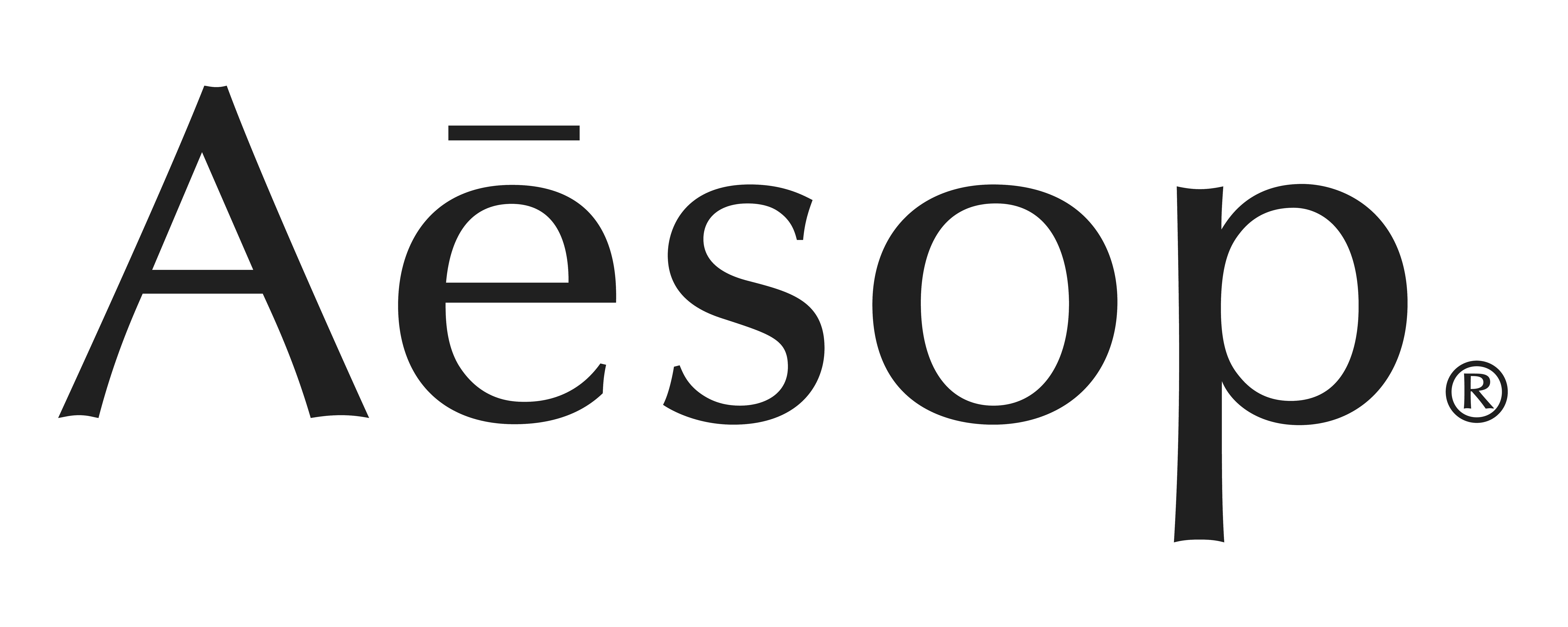 Mẫu thiết kế của logo thương hiệu AESOP