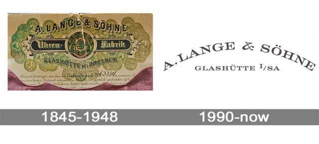 Mẫu thiết kế logo thương hiệu công ty A. LANGE & SÖHNE