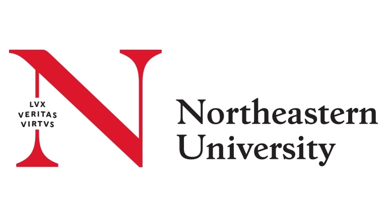 Mẫu thiết kế logo giáo dục Northeastern University 1