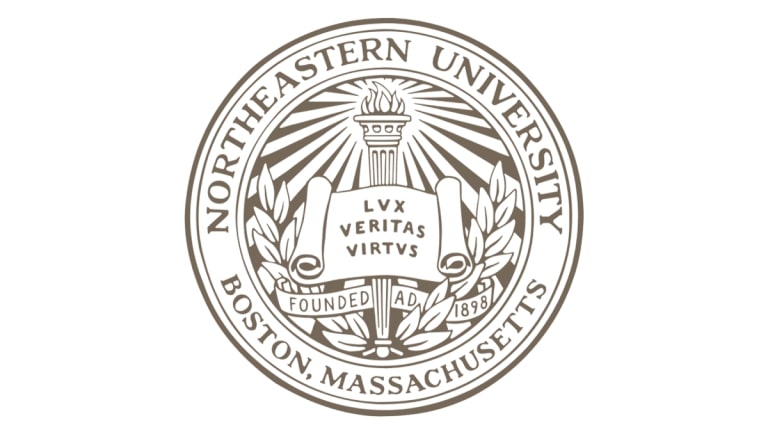 Mẫu thiết kế logo giáo dục Northeastern University 3