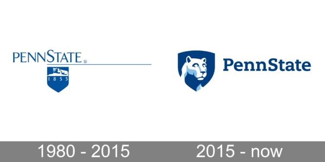 Mẫu thiết kế logo giáo dục Penn State 2