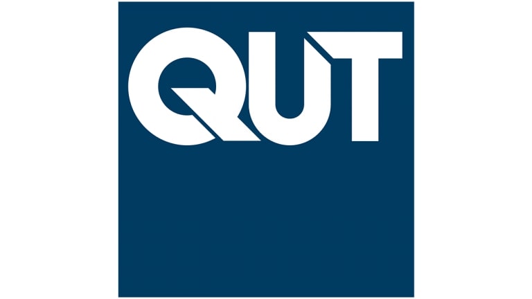 Mẫu thiết kế logo giáo dục QUT 1