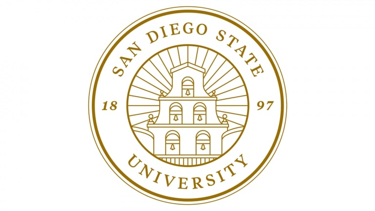Mẫu thiết kế logo giáo dục San Diego State University 3