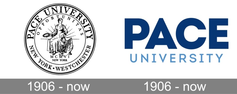 Mẫu thiết kế logo giáo dục Pace University 2