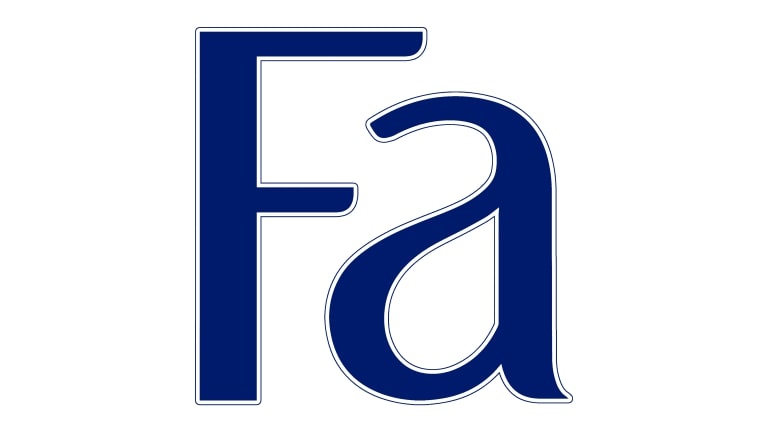 Mẫu thiết kế logo thương hiệu công ty Fa
