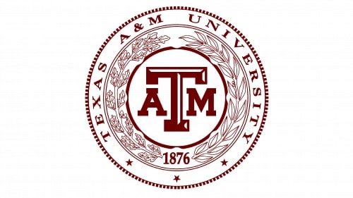 Mẫu thiết kế logo về giáo dục TEXAS A&M UNIVERSITY 3
