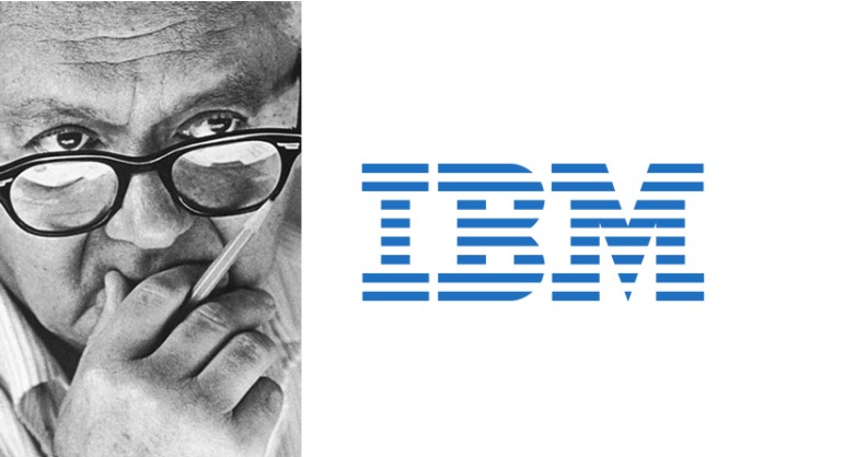 nhà thiết kế logo Paul Rand – IBM      