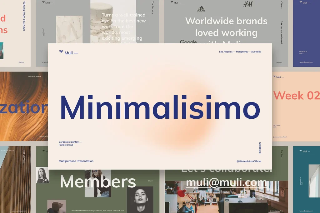 13- Muli™ Minimalist Powerpoint Presentation