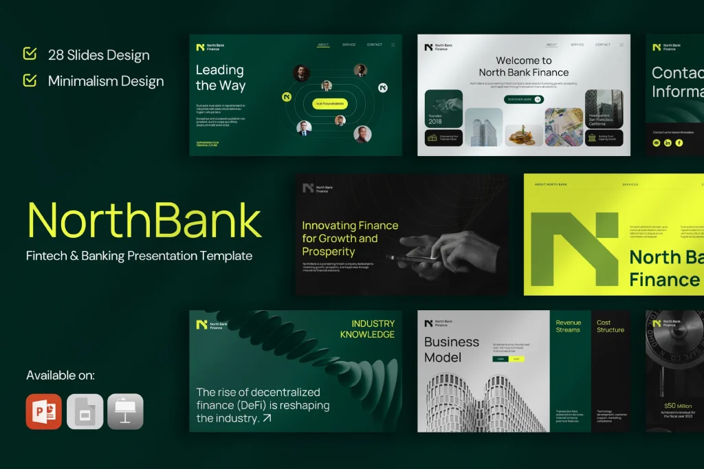 09- NorthBank Modern Fintech Powerpoint NF