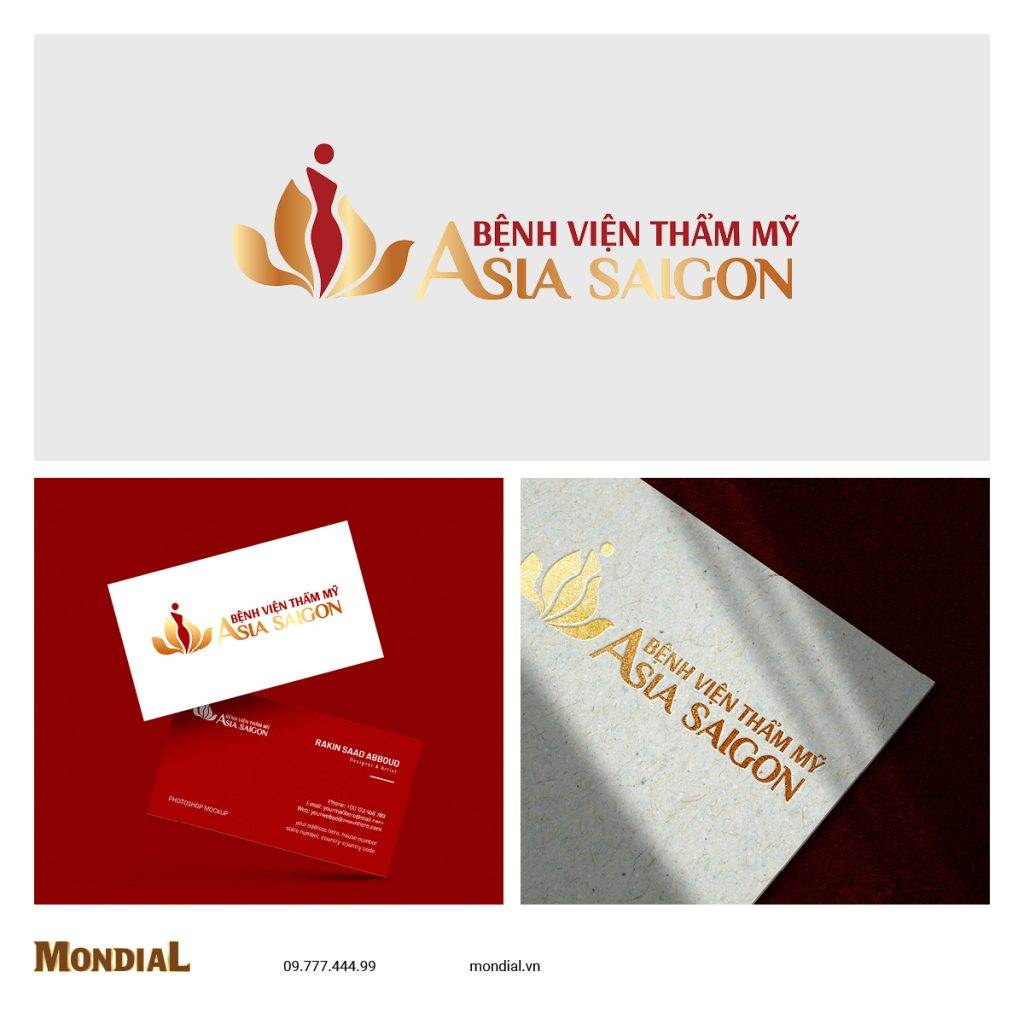 Dự án thiết kế logo Bệnh viện Thẩm Mỹ Asia- Sài Gòn