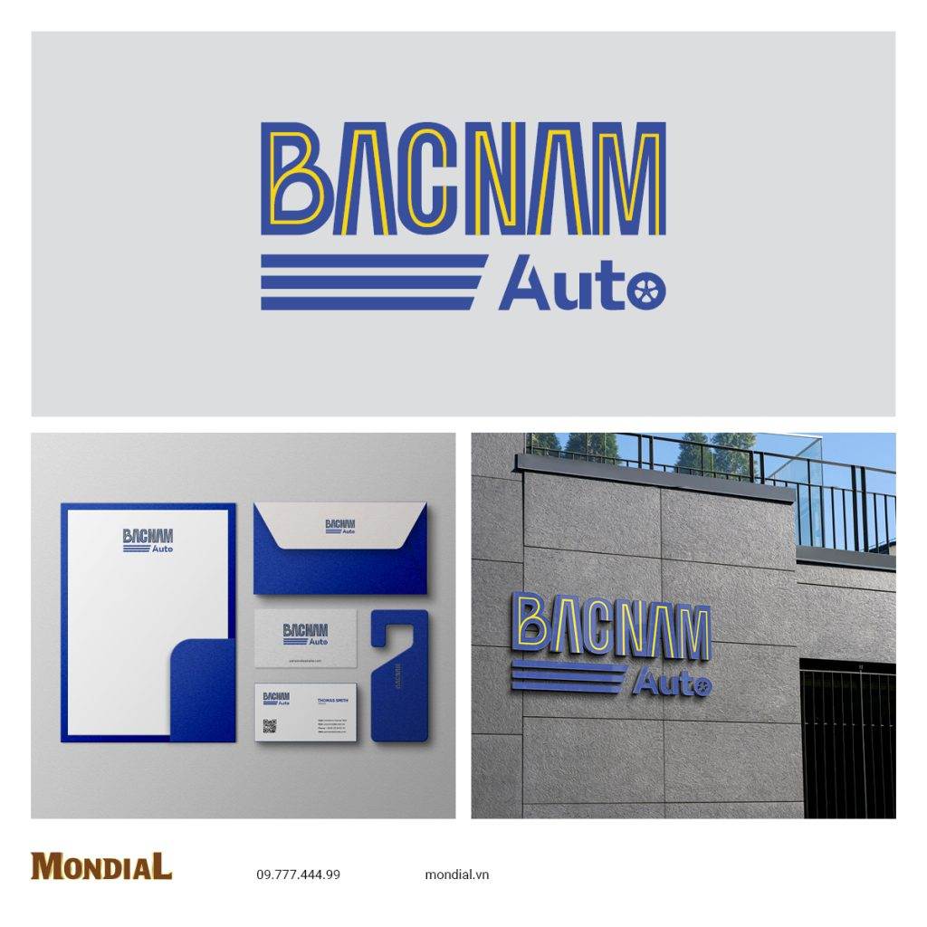 Dự án thiết kế logo Bắc Nam auto