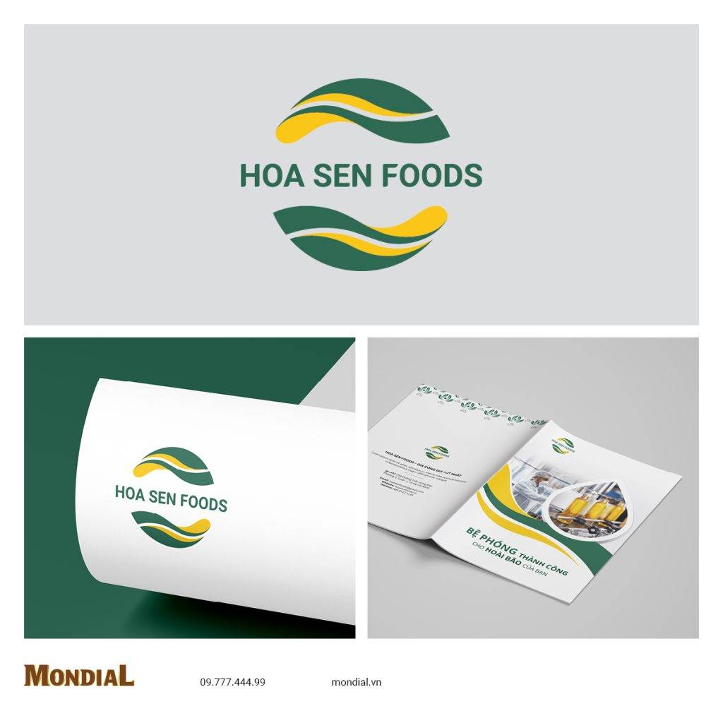 Dự án thiết kế logo Hoa Sen Foods