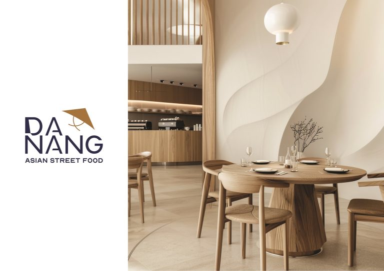 thiết kế logo Da Nang Restaurant - Mondial Agency