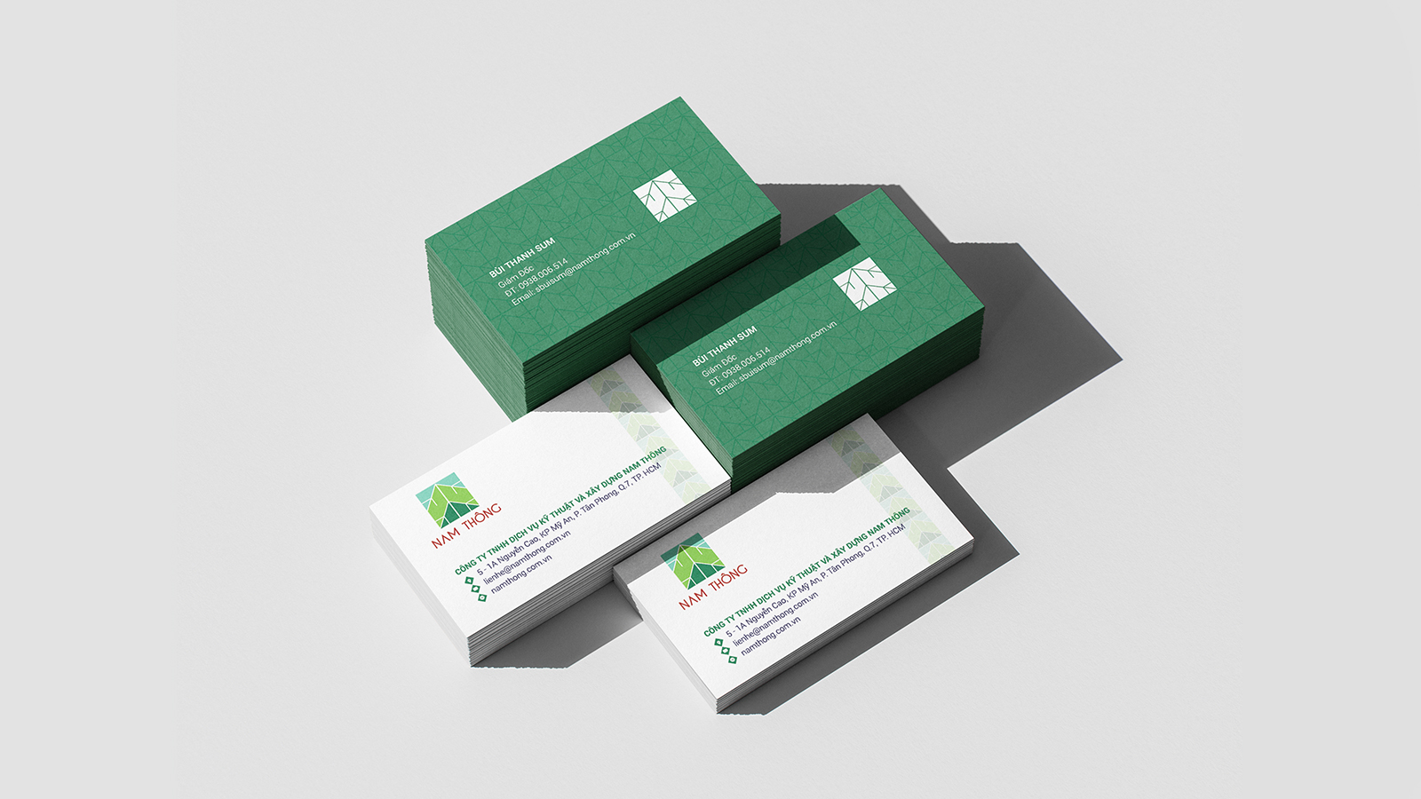 thiết kế logo nam thông- mondial agency