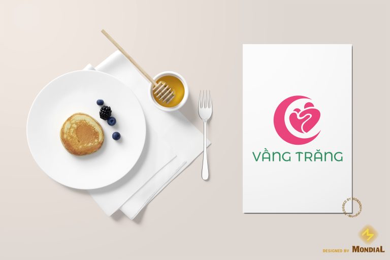 thiết kế logo vầng trăng - mondial agency