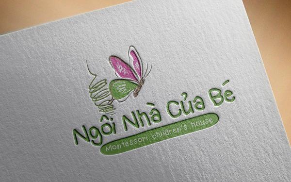 Dự án thiết kế logo Trường mầm non Ngôi Nhà Của Bé